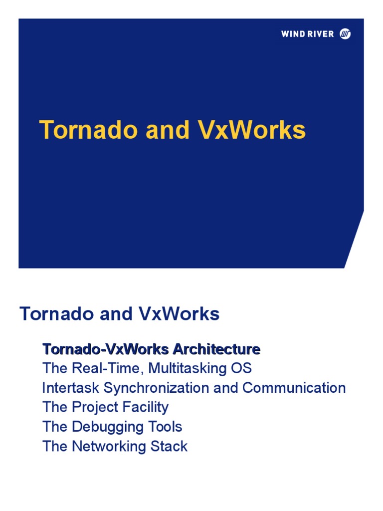 Tornado 2 2 And Vxworks 5 5 Ppt Internet Protocol Suite Network Socket