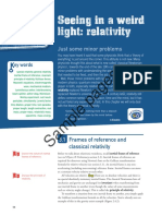 Seeing in A Weird Light: Relativity: Sample Pages
