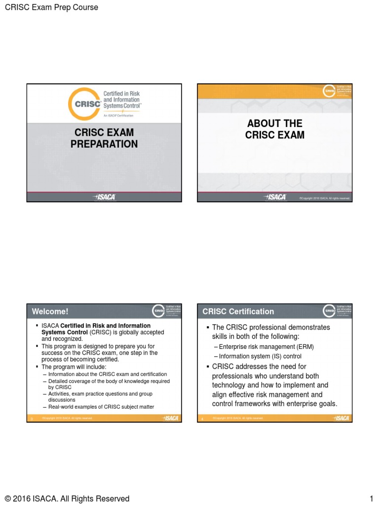 crisc prep