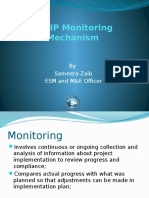 LACIP Monitoring Mechanism: by Sameera Zaib ESM and M&E Officer