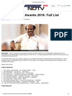 Padma Awards 2016_ Full List