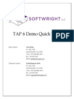 SoftWright TAP 6 Demo Quick Tour