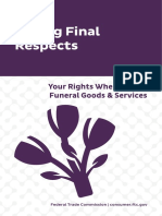 Paying Final Respects Your Rights When Buying Funeral Goods and Services