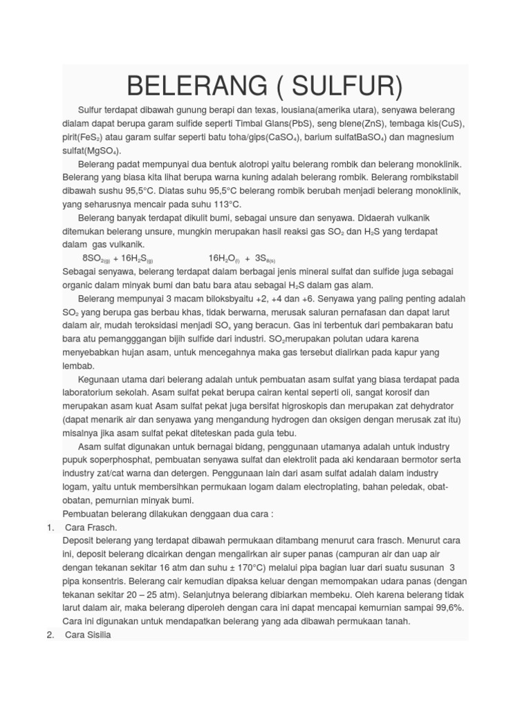 BELERANG | PDF