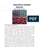 Ummi Kerajinan Batik Daerah Maluku