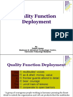 Quality Function Deployment: by Zaipul Anwar Business & Advanced Technology Centre, Universiti Teknologi Malaysia