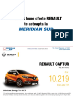 Oferta Renault Pj Octombrie