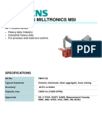 7MH7122 Siemens Milltronics Msi Belt Scale