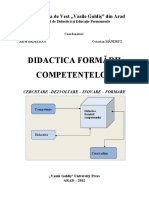 ”Didactica formării competențelor” O. Mandrut