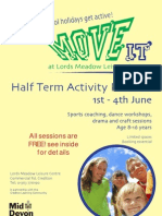 Half Term Activity Planner: Mid Devon