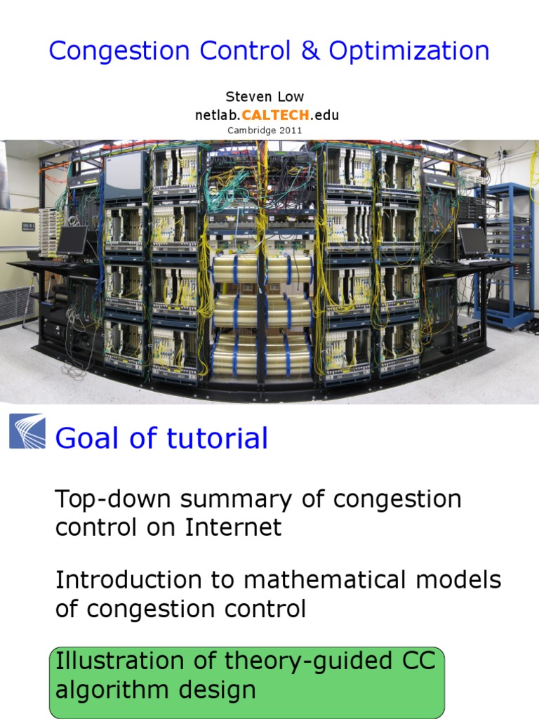 Internet Congestion Control Overview | PDF