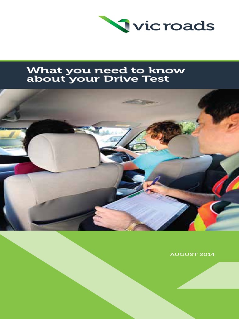 VicRoads Drive Test Overview | PDF | Traffic | Driving