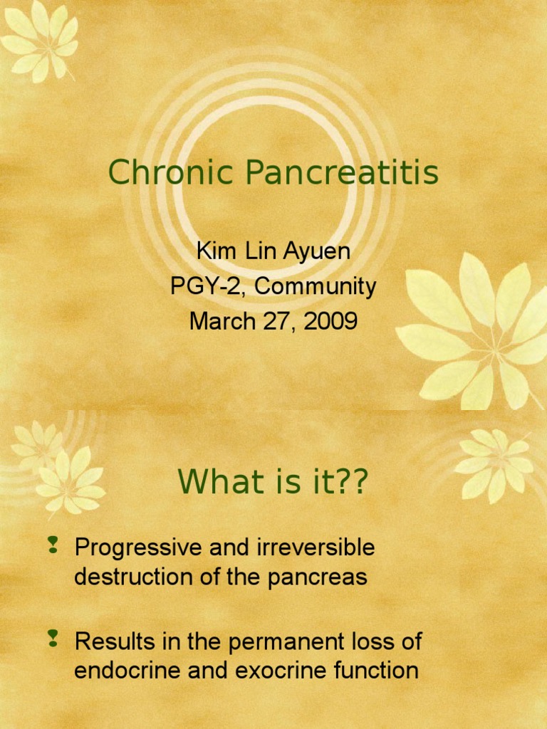 A Comprehensive Review of Chronic Pancreatitis: Causes, Symptoms ...
