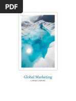 Global Marketing: A Project Report