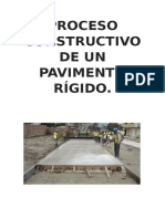 Construcción pavimento rígido