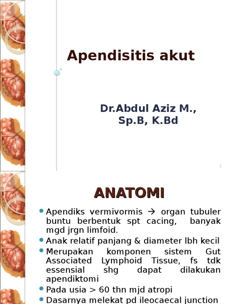 Gambar Pembedahan Apendiks | PDF