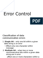 Error Control