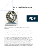 Bearing Basics For Gas-Industry Screw Compressors