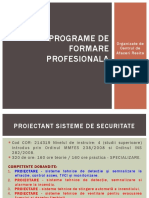 Programe de Formare Profesionala PDF