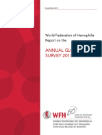 Annual Global SURVEY 2013: World Federation of Hemophilia Report On The