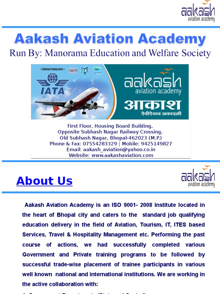 Aakash Aviation Academy | PDF