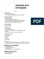 Standard Phrases English (Upper) Intermediate