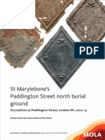 ST Marylebone's Paddington Street North Burial Ground: Excavations at Paddington Street, London W1, 2012-13