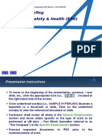 Contractor Briefing Environment Safety & Health (ESH) : Lockheed Martin Aeronautics Company (LM Aero) - Fort Worth