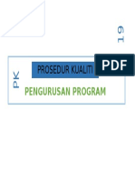 Prosedur Kualiti: Pengurusan Program