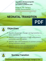 Neonatal Transition: Training of The Trainers Neonatal Resuscitation