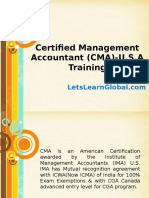 CMA USA Online Training in Hyderabad, CMA USA Online Training Classes, CMA USA Online Training Institutes Hyderabad, CMA Coaching