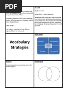 Vocabulary Strategies On A Ring