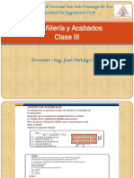 Albañileria y Acabados (III Clase UNICA)