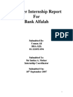 FINI619 Internship Report Finance BAF