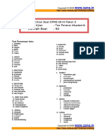 Latihan Tes Potensi Akademik Cpns 2010 Pakete PDF