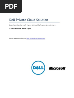 Reference Architecture Private Cloud Dell Microsoft Hyper V