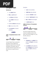 Simple Past: Sentences