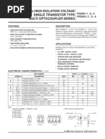20x PC725V Optocoupler By Sharp – DIP-6 High Collector Emitter Voltage