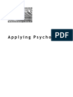 Applying Psychology