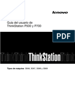 Guía Del Usuario de Thinkstation P500 Y P700