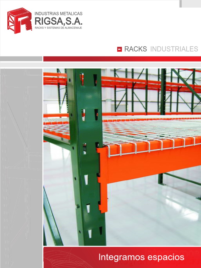 Racks Industriales: Dimensiones y Sistemas | PDF | Máquina elevadora ...