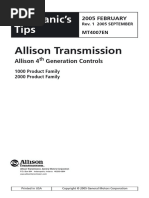 Download Allison Transmission-1K 2K Mechanics Tips 4th Gen by Carlos Cornejo SN318752795 doc pdf