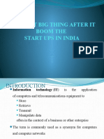 IT Boom - Statups in India