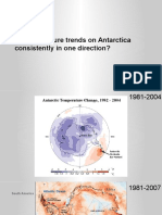 Are Temperature Trends On Antarctica Consistently in One Direction?