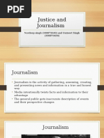 Justice and Journalism Presentation