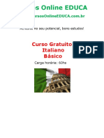 Curso Italiano basico 