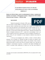 O Conceito de Déficit Habitacional No Brasil - Contexto de Elaboração Sob A Ótica Do Sistema Simbólico1
