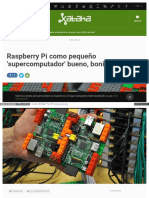 Www Xataka Com Makers Raspberry Pi Como Pequeno Supercomputa