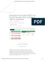 Variações Da Função PROCV No Excel_ Mais de Uma Condição e Valores Repetidos