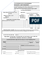 Chemical and Biological Engineering Purchasing Card Worksheet